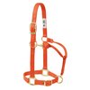 Weaver Leather Original Adjustable Nylon Horse Halter, Small Horse, Orange