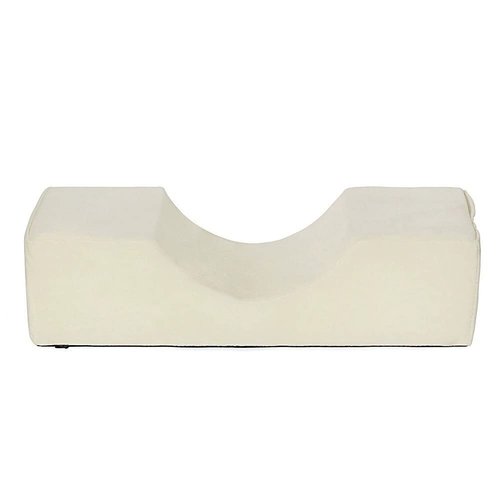 Grafting Eyelashes Soft Memory Foam Pillow with Pocket U Shape Eyelash Extension Pillow Beauty Salon Makeup Tool (Milk Gray)