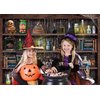 Mad Scientist Laboratory Backdrop for Kids Halloween Magic School Background Spooktakular Creepy Skull Poison Apothecary Witch Kitchen Hallowmas Baby Shower Party Decorations Banner (7X5FT(82x59inch))