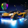 BRICKSHINING LED Lighting Compatible with Lego McLaren P1 42172, Light Kit Compatible with Lego 42172, Giving Light to Model, NOT Included The Model Set(18 Key RC Version)