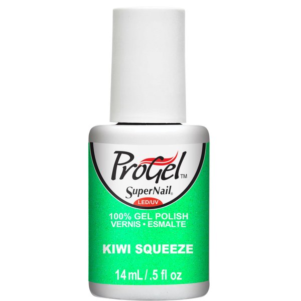 Supernail Progel Nail Lacquer, Kiwi Squeeze, 0.5 Fluid Ounce