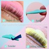 Liber beauty Lash Lift Pads,DIY Eyelash Lift Pads,Eyealsh Perm Rods,Lash Lifting at Home 10 Pcs Eyelash Curler Pads 5 Size SMM1M2L Reusable Soft Silicone Shields (Colorful-Lift Pads(5pair))