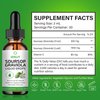 Soursop Bitters Liquid Organic: Soursop Leaf & Fruit Botanical Extract - Soursop Liquid Drops for Cell Support & Regeneration - Immune Support, Relaxation, Liver Health, and Sleep Aid for Men & Women