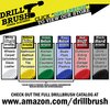 Drill Brush – Ultimate Car Wash Kit - Cleaning Supplies – Car Carpet - Truck Accessories - Wheel Brush - Motorcycle Accessories - Car Mats - Spin Brush - Interior Leather, Vinyl, Upholstery, Fabric
