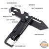 edcfans Keychain Knife, EDC Multitool Key Chains, Small Pocket Knives with Clip Box Cutter with Can/Bottle Opener, Screwdriver, Wrench and Pry Tool, Gifts for Men Women Dad Everyday Carry