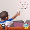PICK A TOY Stretchy Flying Ninjas [12-Pieces] | Elastic Slingshot Ninja Toys for Boys & Girls | Great Birthday Party Favors Idea | Red & Black Colors | Eco-Friendly, BPA-Free Materials