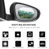 20 Pack Car Rearview Mirror Film,Anti Fog Anti Scratch Interior Rearview Mirror Anti Glare Film Waterproof HD Nano Clear Protective Sticker Film for Safe Driving,Car Mirrors,Side Windows (Rectangular)