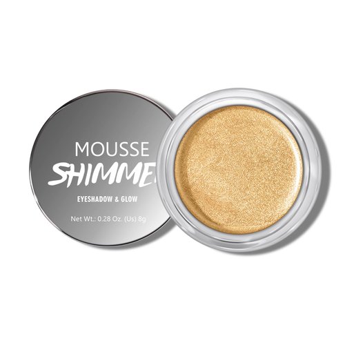 KYDA Shimmer Cream Eyeshadow, Smooth Ice Cream-like Texture, Lasting Highly Pigmented Creamy Formula, Blendable Shimmer Finish, Eye Highlighter, Multiuse Glow Balm for Eyeshadow and Highlighter, #05