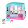 Li’l Woodzeez – Scoops & Sprinkles Ice Cream Shop - Dollhouse Playset with Furnitures & Accessories - Pretend Play for Kids Age 3+
