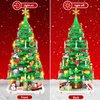 Wowok Christmas Building Blocks Toy - Christmas Tree Building Set, 1102 Pieces Mini Building Blocks for Kids Adult, for Teens Girls Boys Christmas Party Home Decoration
