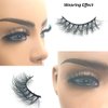 False Eyelashes Faux Mink Lashes Strip Wispy Soft Natural 3D 15mm Fake Eye Lashes (15mm D13)