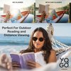 Yogo Vision Bifocal Sunglasses for Women Reader Sunglasses Classic Retro Style Sun Protection Outdoors Eyewear -+2.25