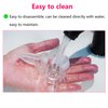 YeulYuuri Hair Oiling Applicator, 3 ml - Portable Root Comb Ball Hair Oil Applicator Bottle, Scalp Massager Hair Growth, Easy to Clean, Hygienic