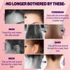 Acomler Wax Stick for Hair,Hair Wax Stick,Hair Wax Stick for Flyaways,Slick Stick for Hair Non-greasy Styling Hair Pomade Stick (Pack of 2 Silver)