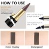 Kaely Brown Gel Eyeliner Pencil,Waterproof Smudge Proof Eye Liner Pen,Cat Eye Goth Halloween Makeup,Eye Black Face Paint Lipstick Crayon,Color Colorful Eyeliner Eyeshadow Stick,03