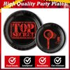 G1ngtar 96Pcs Top Secret Party Plates Supplies Secret Agent Spy Detective Party Tableware Decorations Escape Room Disposable Paper Plates Napkins Forks for Kids Birthday Baby Shower, Serves 24 Guests