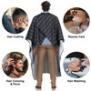 Professional Salon Cape Polyester Barber Cape Hair Cut Cape,54”x62” (Black, 5 Pack)