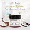 milk + honey Cream Deodorant No. 20, Aluminum Free Deodorant with Coconut and Vanilla, Natural Deodorant for Women and Men, 2.5 Oz