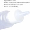 OMEM Pet Nursing Bottle, Nursing Bottle Kits, Replacement Nipple Cat Feeding Bottle for Newborn Kittens, Puppies, Rabbits, Small Animals