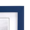 Malden International Designs Navy Blue Concept Wood Picture Frame, 5x7, Blue, 1 Count (Pack of 1)