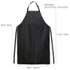kilofly 1pc Vinyl Extra Long 43" Adjustable Waist Neck Ties Waterproof Apron