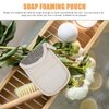 FOMIYES 4pcs Soap Bag Exfoliating Soap Saver Pouch Exfoliator Sponge Holder Soap Pocket Drawstring Bags Body Scrubber Hanging Rope Bags Foam Net for Bath Shower
