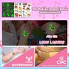 EMOME 400 Styles Luminous Valentine's Day Accessories Party Favors Decorations Supplies, Glow Heart Kiss Tattoos Temporary, Valentines Day Temporary Tattoo Stickers for Kids Women (56 Sheets)