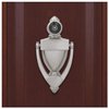 Nuk3y Door Knocker & Viewer, 9/16 in. Bore, 220-Degree View Angle (5-1/2" Height, Satin Nickel)