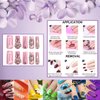Rchovsam xl Press on Nails Square Extra Long Fake Nails Gold Butterfly Stick on Nails Glue on Nails Pink 3D Diamond Flowers Extra Long Press on Nails For Wemon and Girls 24pcs