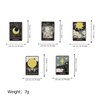 Hofar Tarot Card Enamel Brooch Pin Set Divination Lapel Pins Accessory Pins for Backpacks Badges Hats Bags Fashion Cartoon Daily Life Decor for Unisex Child Women's Clothing Decorate