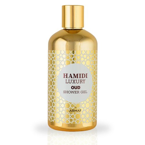 Hamidi Luxury Oud Shower Gel for Women 500ML (16.9 OZ) | Ultra Moisturizing & Skin Nourishing Formula Premium Womens Body Wash For Soft, Hydrated and Revitalized Skin Deep Moisturizing Body Wash