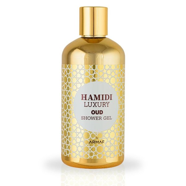 Hamidi Luxury Oud Shower Gel for Women 500ML (16.9 OZ) | Ultra Moisturizing & Skin Nourishing Formula Premium Womens Body Wash For Soft, Hydrated and Revitalized Skin Deep Moisturizing Body Wash