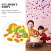 NUOBESTY 20PCS Plastic Lip Shaped Whistles Blowing Lip Whistles Loud Crisp Sound Whistle Noisemakers for Party Favors(Random Color)