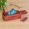Bits and Pieces - Secret Money Box IV Red Brainteaser - Wooden Puzzle Gift Box - Secret Compartment Brain Game