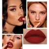 12Pcs Makeup Matte Lipstick Lip Kit, Non-Stick Cup Not Fade Velvety Liquid Lipstick Waterproof Long Lasting Durable Nude Lip Gloss Beauty Cosmetics Gift Box Makeup Set Kit (Natural Lip Collection)