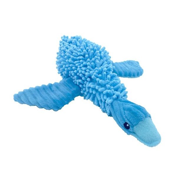 Pet Lou Blue Bay Mallard Duck Dog Toy, 12-inch Length