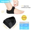Heel Protectors, Heel Cups, Gel Heel Cushion Support for Plantar Fasciitis, Heel Pain, Achilles Tendinitis, Dry Cracked Heels, Heel Pads for Men & Women, L