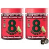 8Greens Supergreens Gummies | Super Greens Powder Superfood Gummy for Metabolism, Immunity & Focus, Digestive Health Enzymes, Organic: Chlorella, Spirulina, Aloe Vera, Apple Flavor, 100 Count