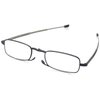 Foster Grant Gideon Rectangular Reading Glasses, Blue/Transparent, 64 mm, +1.50