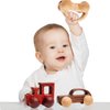 Wooden Rattle Toy Baby Wooden Car Baby Toddler Toy Preschool Education Car Toy 3PCS Newborn Gift