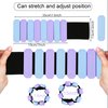 Ankle and Wrist Weights for Women, Adjustable Weights Set of 2 (1Lb Each), for Walking, Yoga, Dance, Gym (blue -purple)