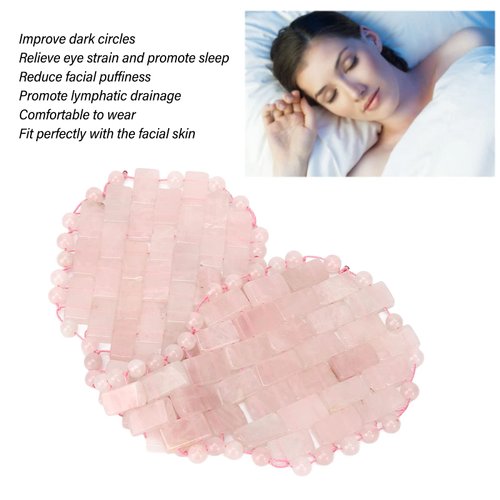 HURRISE Jadestone Eye Pad,Jade Eye Mask,Stone Patch Massage Sleep Eye Pad Jadestone Eye Patch Relaxation, Jadestone Eye Patch Fitting Comfort Eye Covers for Men Women