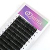 QDMEYEA Eyelash Extensions Supplies 0.05 D Curl Classic Volume Lash Extensions Single Lashes 8mm Length Individual Eyelashes Extension False Mink Silk Lashes Professional Salon Use (8mm, 0.05 D Curl)