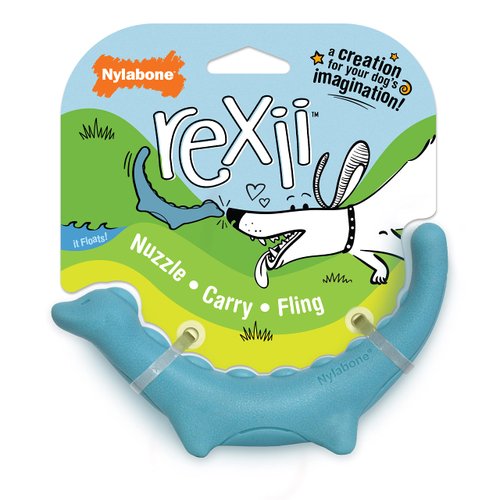 Nylabone Rexii Interactive Dog Toy for Small Dogs – Lightweight Flexible Dog Toy for Creative Play & Dog Exercise