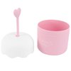 DOITOOL Face Wash Foam Maker Facial Foam Cup Whip Bubble Maker Foam Whip Maker Facial Skin Cleansing Care for Home Travel Pink