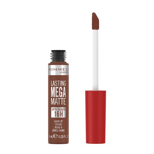 Rimmel London Lasting Mega Matte Liquid Lipstick, Long-Lasting, Hydrating, Vegan Formula - 725 - Love Bites, 0.25oz