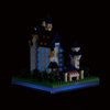 nanoblock - World Famous Buildings - Neuschwanstein Castle, Sight to See Series Building Kit