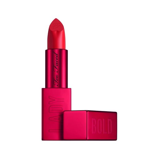Too Faced Lady Bold Cream Lipstick | Lightweight, Vegan + Cruelty Free, 0.11 Ounce, Lady Bold