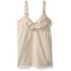 Ameda Intimates Nursing Camisole Size 5, Tan, Machine-Washable Microfiber Nursing Bra, Drop-Cup Design for One-Handed Open & Close, No Seams or Underwire