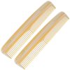 Giorgio G41 FineTooth and WideTooth Pocket Comb - Hair Styling Comb for Men and Women, Handmade Beard Comb for Men, Barber Comb, and Mustache Comb for Grooming,Saw Cut and Polished Travel Comb